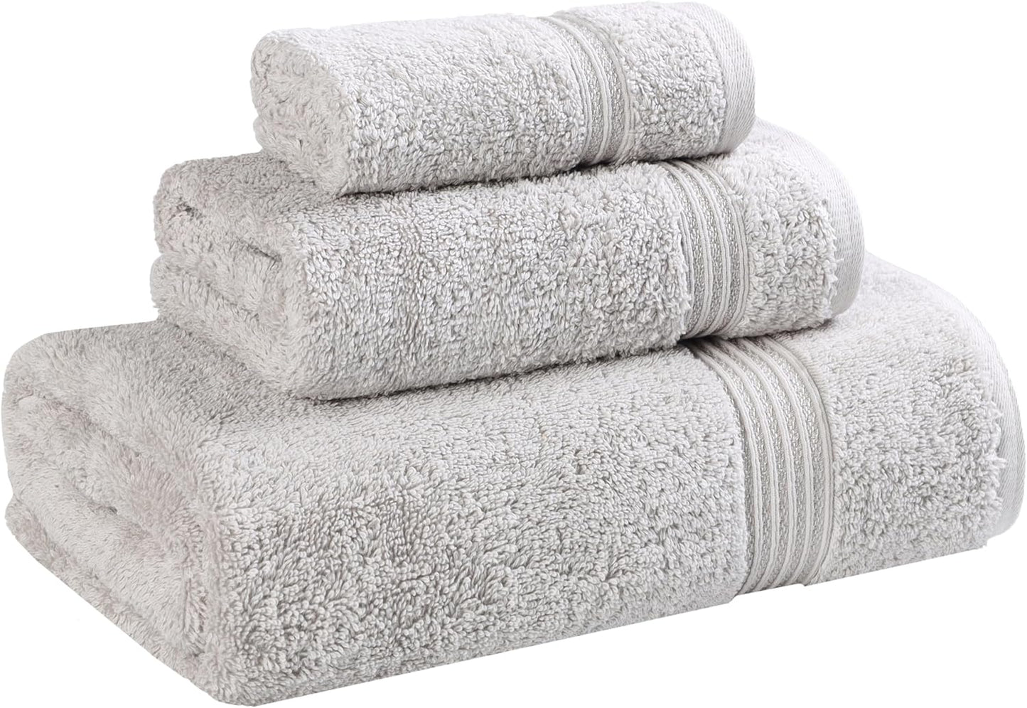 Superior Egyptian Cotton 6-Piece Towel Set, Bathroom Essentials, Towels For Bathroom, Apartment, Airbnb, Guest Bath, Face, Hand, Bath Towels, Washcloths, Absorbent, Fast Drying, Royal Purple
