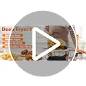 BEIYUANYA 4.2L Stainless Steel Deep Fryer Pot with Thermometer & Oil Drain Rack