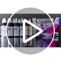 GOLDEN High Flow Acrylic Paint Set - 10 Colors for Airbrush & Art