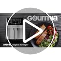 8 Qt Air Fryer with 12 Presets - Stainless Steel Large Capacity Kitchen Appliance