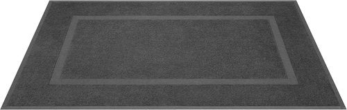 Cotton Paradise 100% Cotton Bath Mats - Soft, Absorbent, Quick-Dry | Set of 2, Dark Gray, 20x34 Inches