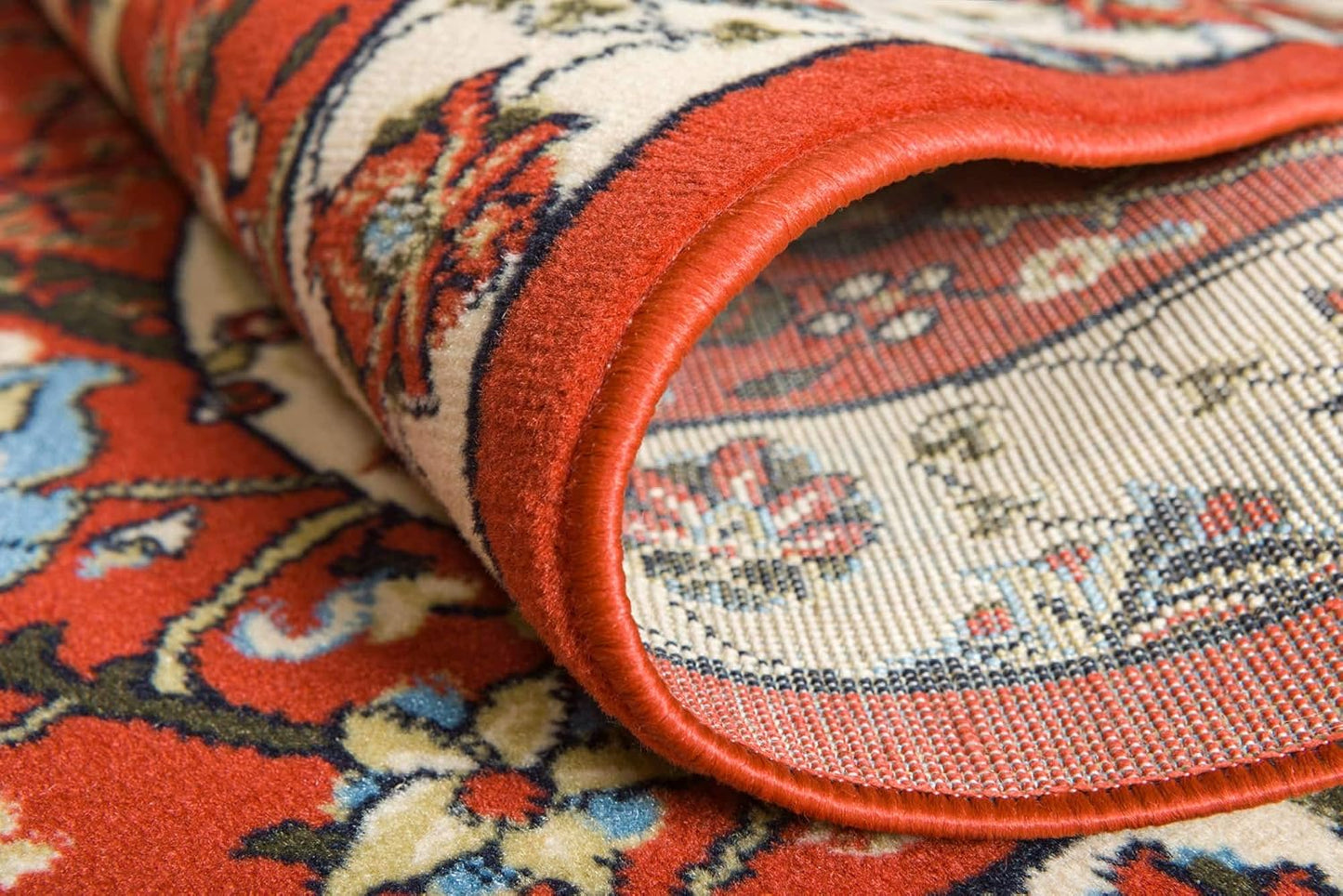 Unique Loom Espahan Collection Area Rug - Cape Cod (2' 7" x 10' Runner, Terracotta/ Black)