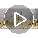 DaYammi Ivory Plastic Dinner Plates - 10 Inch Disposable Set for 60 Guests