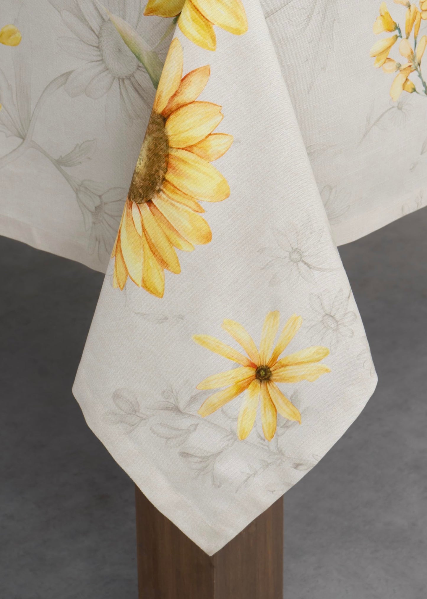 Maison d' Hermine Table Cloth Rectangle Table 100% Cotton 60 x 108 Inches Tablecloth Reusable Decorative for Dining Kitchen Room Farmhouse Home Gifts for Mothers Day Spring Summer - Candice