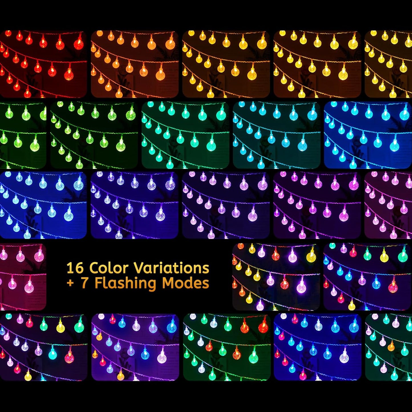 200 LED Fairy Lights with Remote & Timer - 16.4Ft Silver Wire Twinkle Lights for Indoor Christmas, Wedding & Party Decor