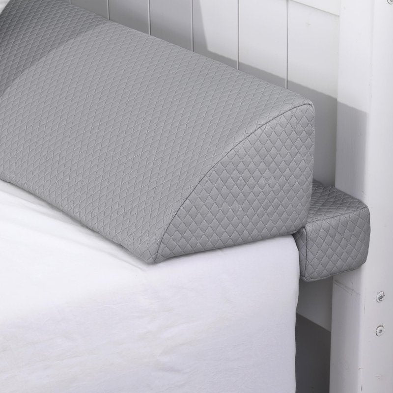 HOMBYS Wedge Pillow Headboard for Bed Gap,Foldable Bed Wedge Gap Filler King Size,Matterss Gap Filler,Multi Functional Bed Crack Pillow, Large King 76"x10.6"x6" or Gap Between (0-10")