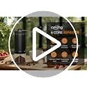 CEVING Large Capacity 60g Manual Coffee Grinder with Steel Burr - Black, Mega Pro Version