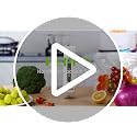 Wireless Food Vacuum Sealer with Visible Water Tank and 30 Reusable Bags - White + M+L