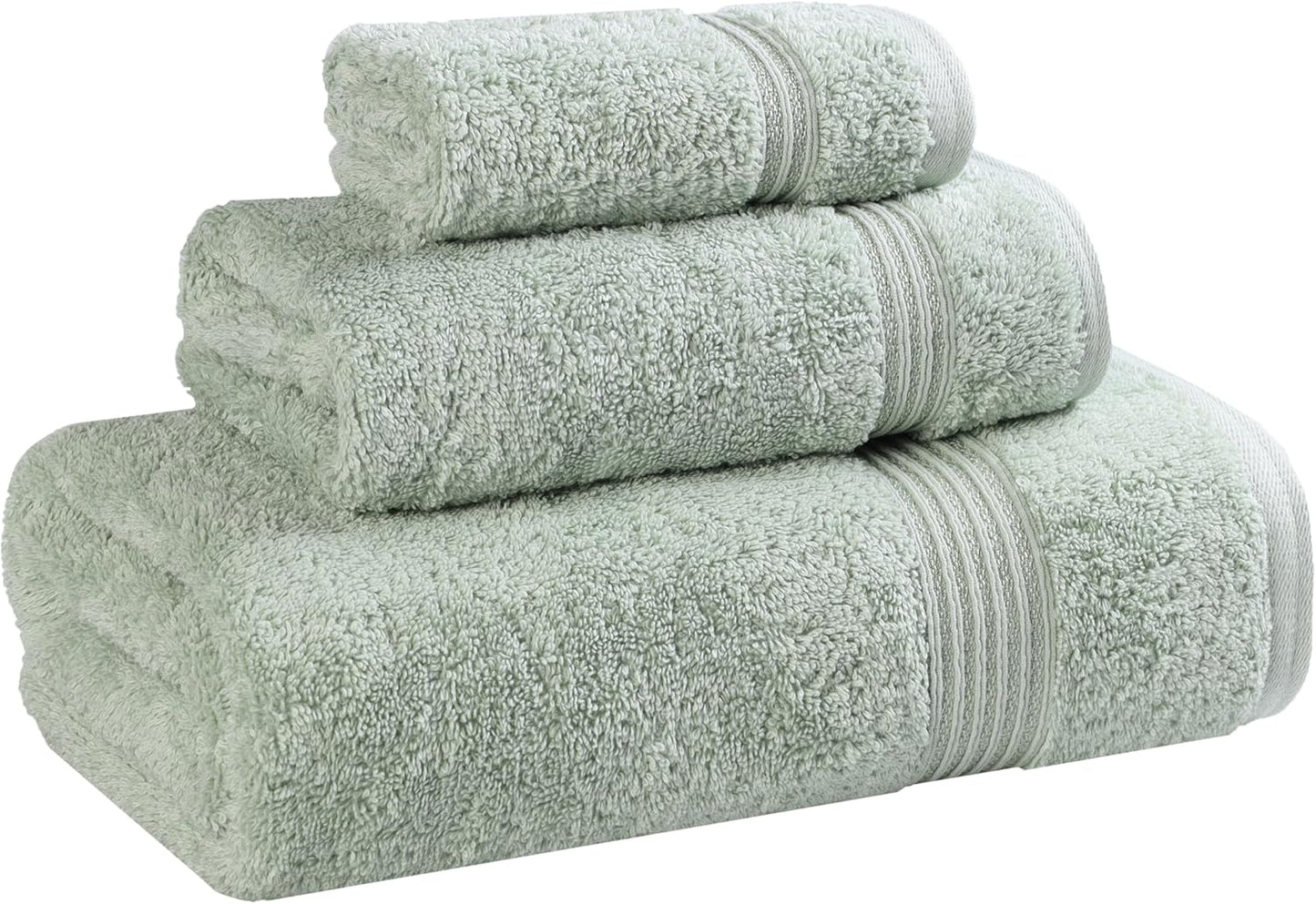 Superior Egyptian Cotton 6-Piece Towel Set, Bathroom Essentials, Towels For Bathroom, Apartment, Airbnb, Guest Bath, Face, Hand, Bath Towels, Washcloths, Absorbent, Fast Drying, Royal Purple