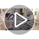 Sasttie 8x10 Washable Modern Abstract Area Rug Black & White Rectangular