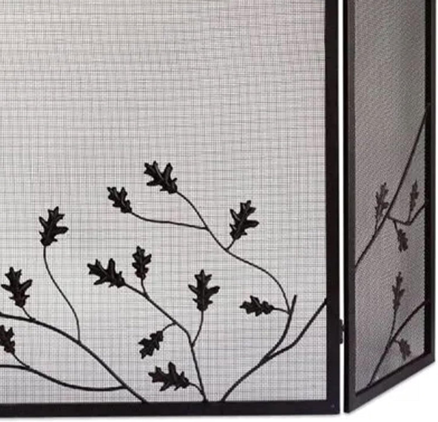 Panacea Products 15914 3-Panel Oak Leaf Fireplac