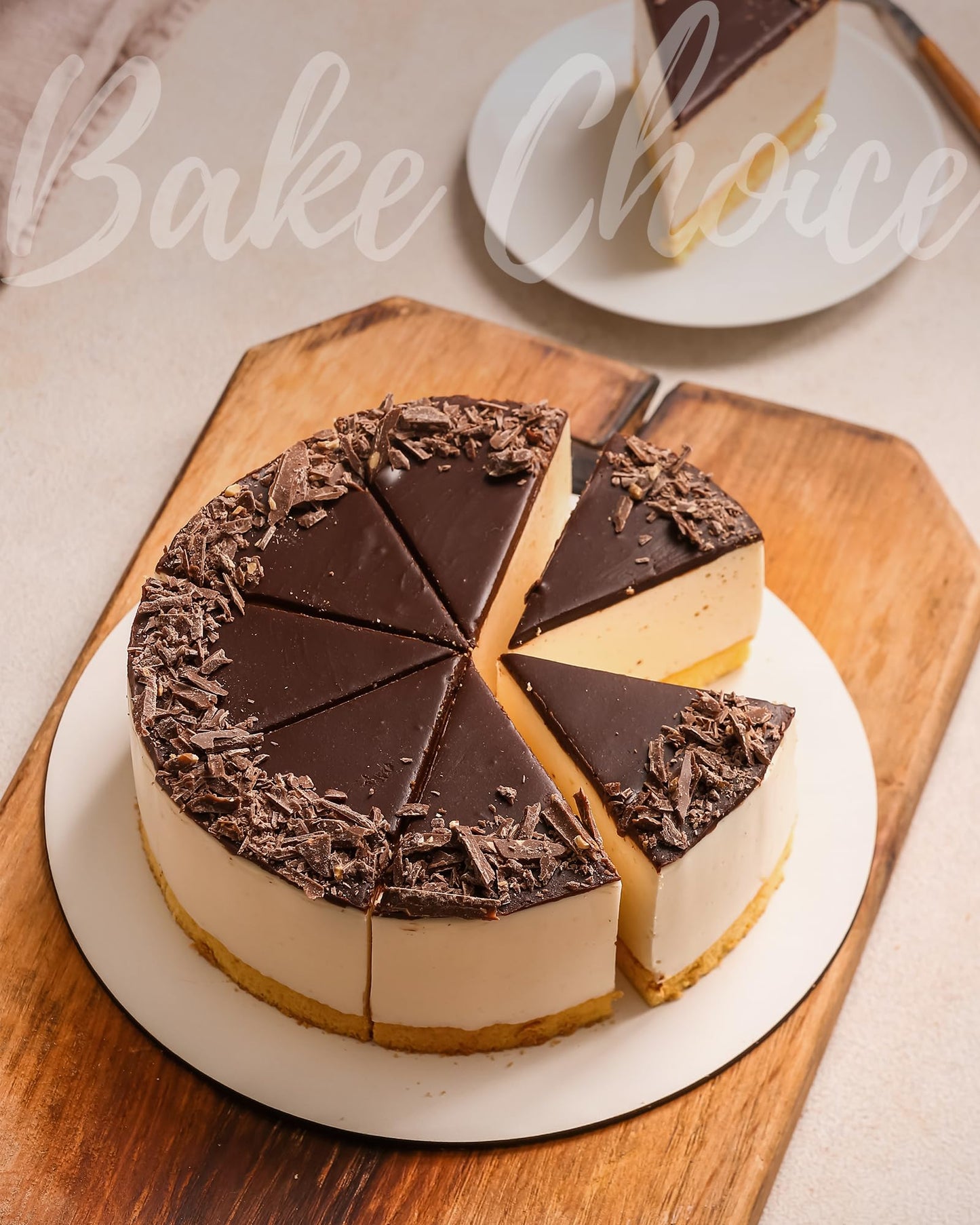 Bake Choice Cake Boards 10 inch Round, 7 Pack Food-Graded Cardboard Cake Rounds, Waterproof and Oil-Proof Cake Plates, Sturdy Corrugated Cake Base, Ideal for Baking, Cake DIY, Dessert and Crafting
