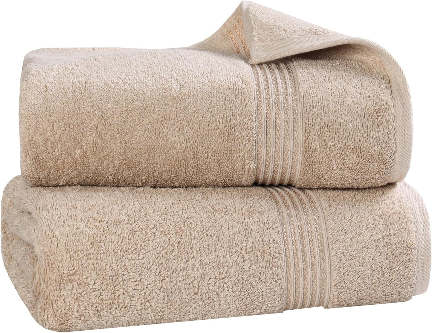 Superior Egyptian Cotton 6-Piece Towel Set, Bathroom Essentials, Towels For Bathroom, Apartment, Airbnb, Guest Bath, Face, Hand, Bath Towels, Washcloths, Absorbent, Fast Drying, Royal Purple