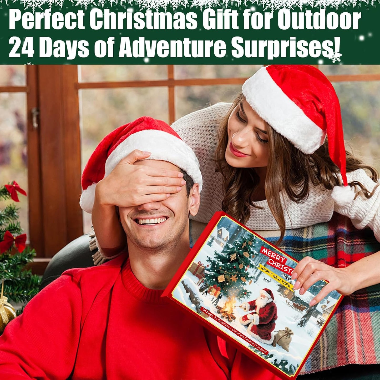 Survival Advent Calendar 2025 - 24 Days of Outdoor Gear & Gadgets for Men and Teens | Perfect Christmas Countdown Gift