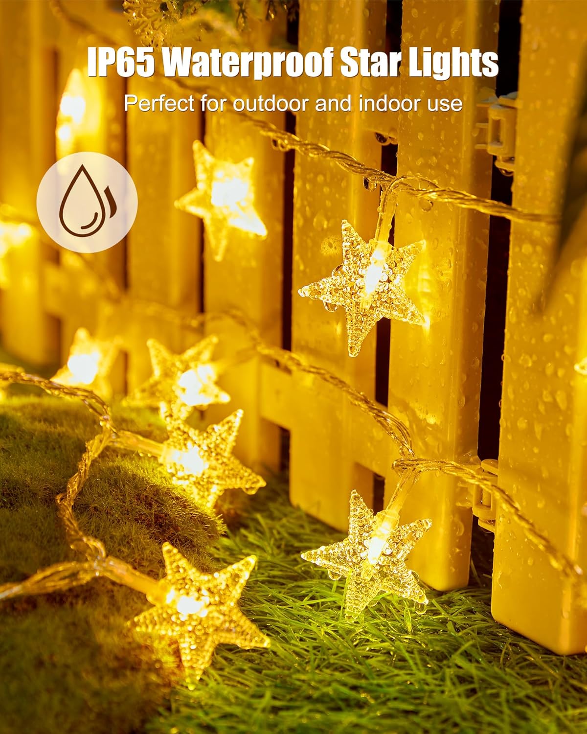 200 LED Fairy Lights with Remote & Timer - 16.4Ft Silver Wire Twinkle Lights for Indoor Christmas, Wedding & Party Decor