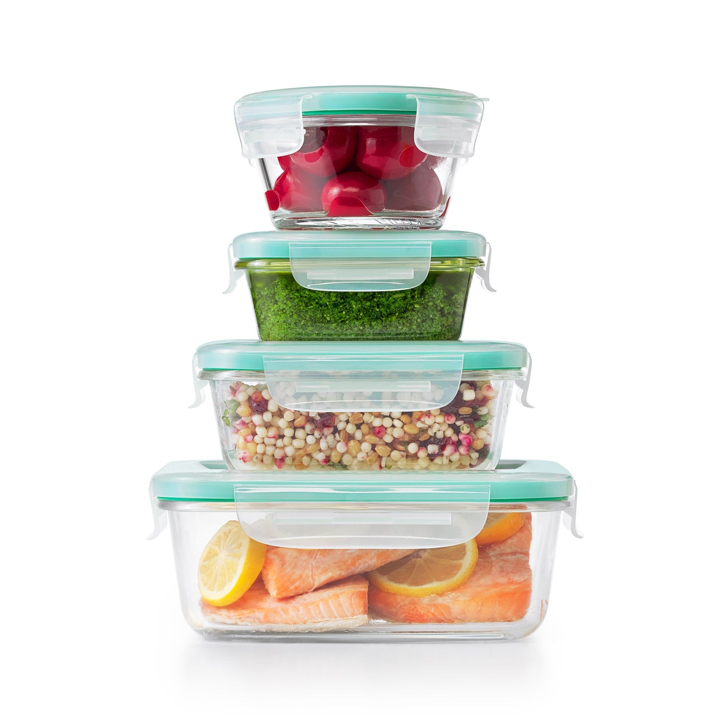 OXO Good Grips Smart Seal Airtight Container 12 Piece Glass Container Set