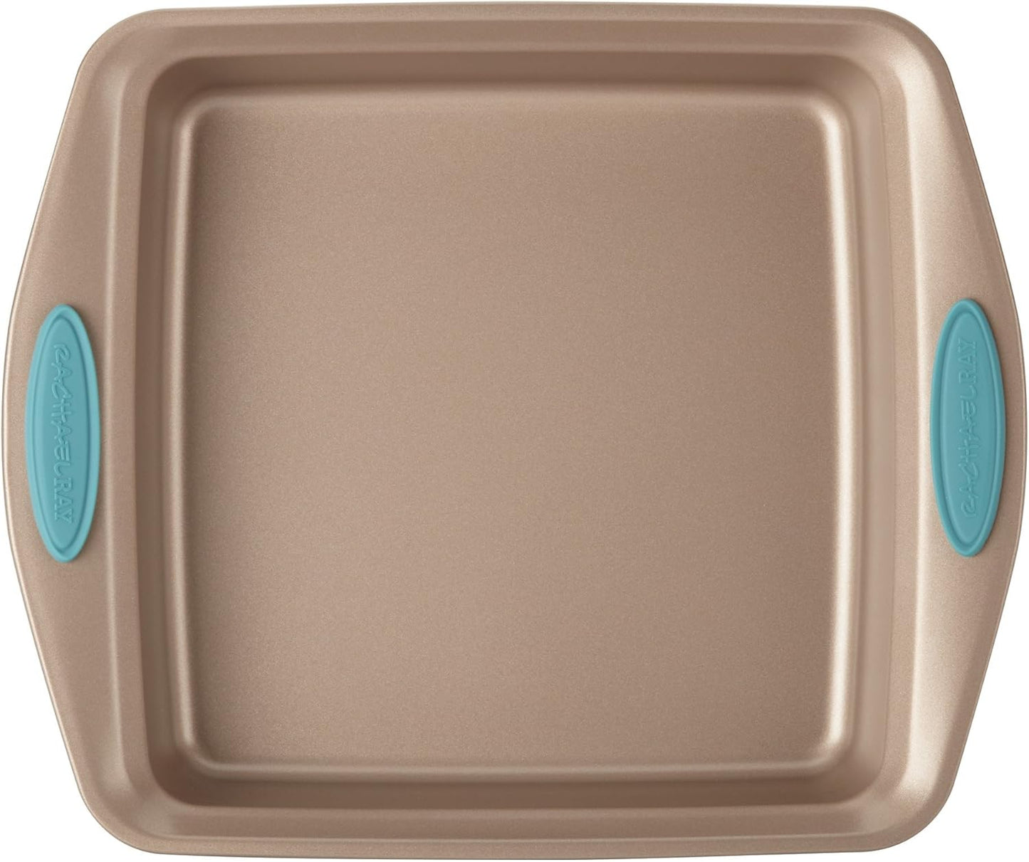 Rachael Ray Cucina Nonstick Baking Pan - 9 Inch Square Cake Pan in Brown Finish