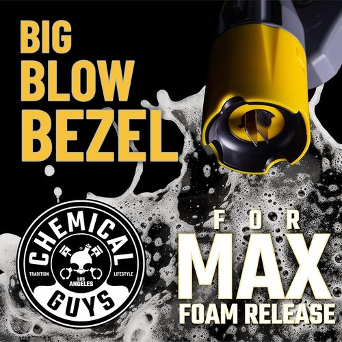 Chemical Guys Big Mouth Max Release Foam Cannon | Blueberry Snow Foam Car Wash Soap - 64 fl oz for Cars, Trucks, SUVs, RVs & Boats