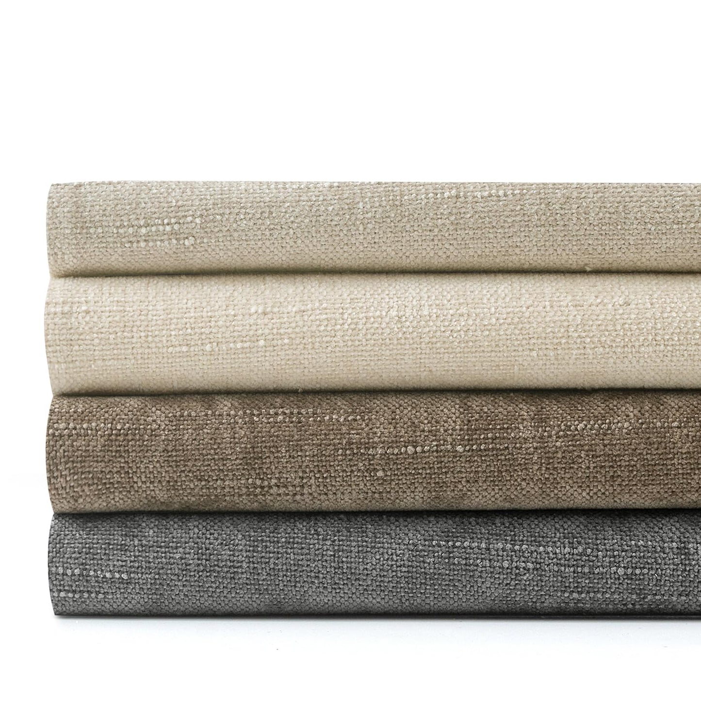 MIULEE Pack of 4 Decorative Throw Pillow Covers 18x18 Inch Neutral Chenille Textured Throw Pillows Boho Farmhouse Accent Cushion Covers for Modern Home Decor Couch Sofa Bed Living Room