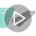 Xtra-Comfort Gray Full Knee Support Leg Pillow for Side Sleepers, Hip & Back Relief