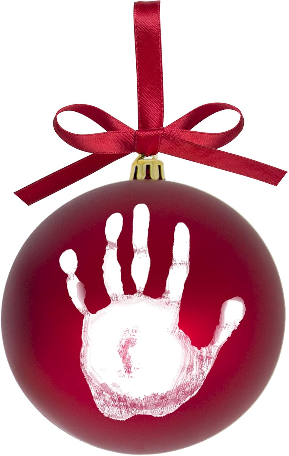 Christmas Baby Handprint Ornament Kit - DIY Keepsake Bauble with Paint for Newborns