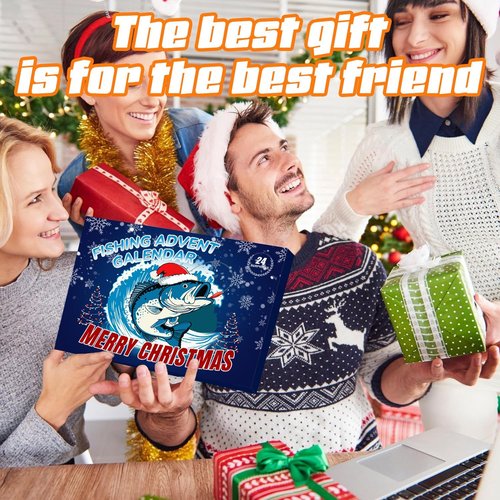 Advent Calendar Fishing Lures Kit - 24 Days Countdown Gift for Men, Teens & Dads | 2026 Christmas