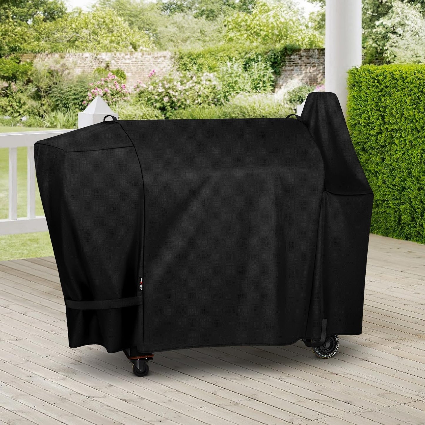 Unicook Pellet Grill Cover - Heavy Duty Waterproof Protection for Pit Boss Austin XL | Fits PB Rancher XL & 1000/1100 Pro Grills
