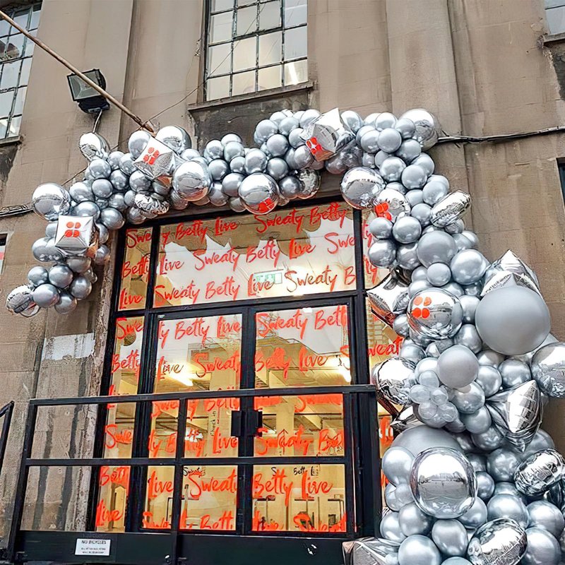 PartyWoo Silver Balloons 140 pcs Different Sizes of 18 12 10 5 Inch Silver Balloon Arch Kit Garland for Birthday Graduation Bachelorette Engagement Bridal Shower Wedding Party Decorations Silver-G102