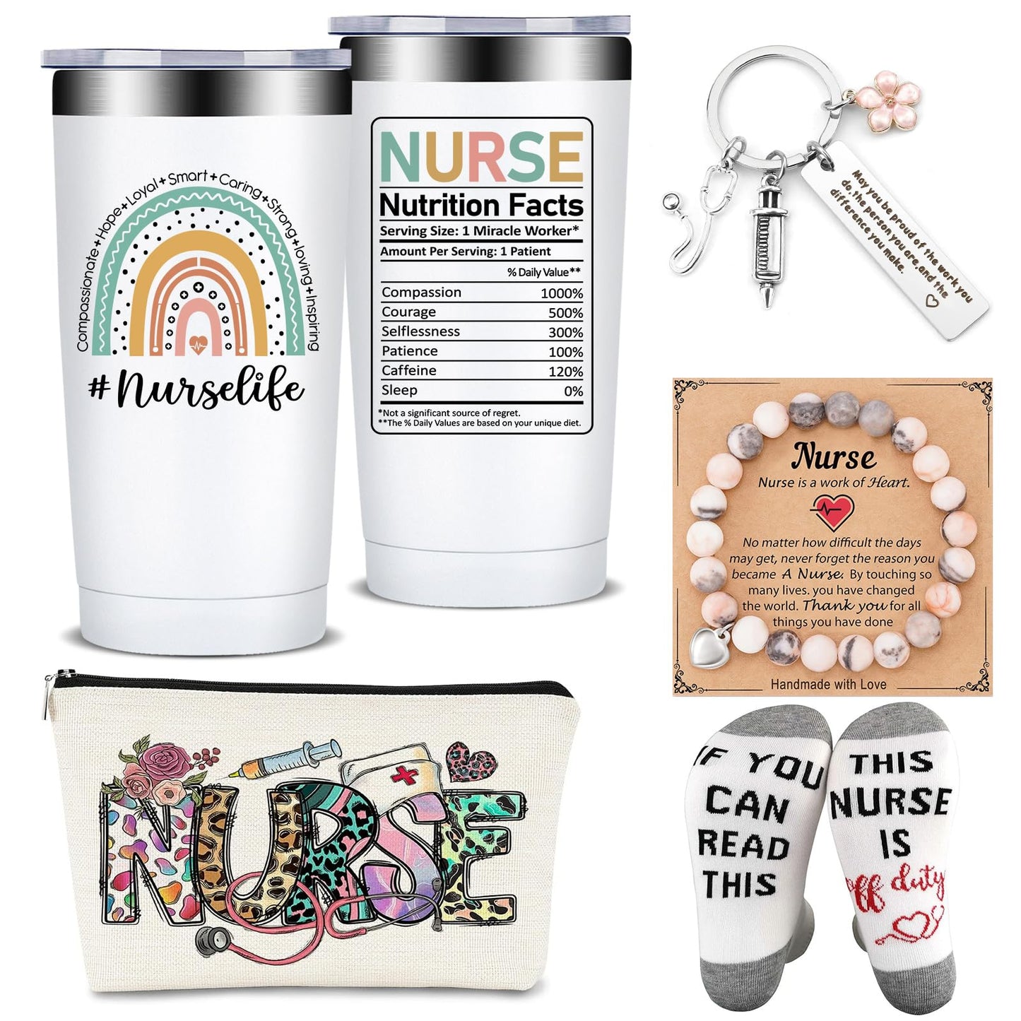 Fufandi Nurse Gifts for Women - Nurse Practitioner Gifts - Nurse Christmas Gifts - Nurses Birthday, Appreciation, Week Day Gifts for Nurses, Doctors, Assistant - Nurse Tumbler