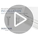 Elongated Modern Toilet Seat - White, Slow Close, Easy to Clean, Single Hinge