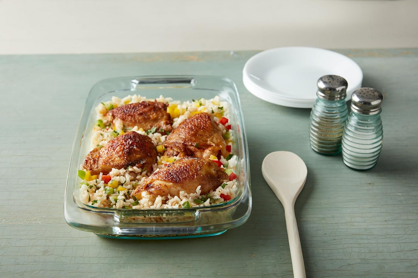 Pyrex Easy Grab 2-Qt Glass Baking Dish - Non-Toxic, BPA-Free Lid | Dishwasher & Oven Safe