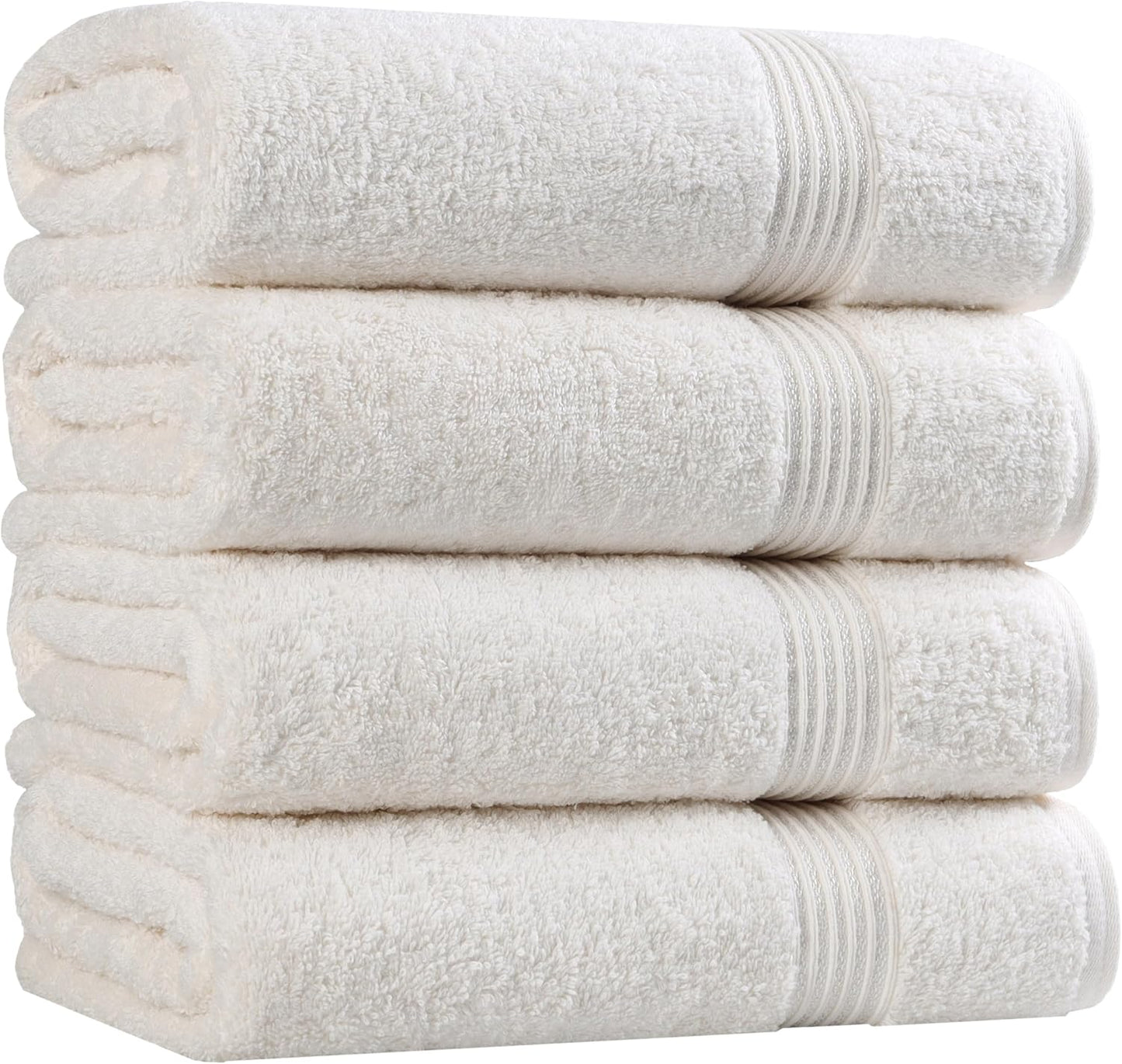 Superior Egyptian Cotton 6-Piece Towel Set, Bathroom Essentials, Towels For Bathroom, Apartment, Airbnb, Guest Bath, Face, Hand, Bath Towels, Washcloths, Absorbent, Fast Drying, Royal Purple