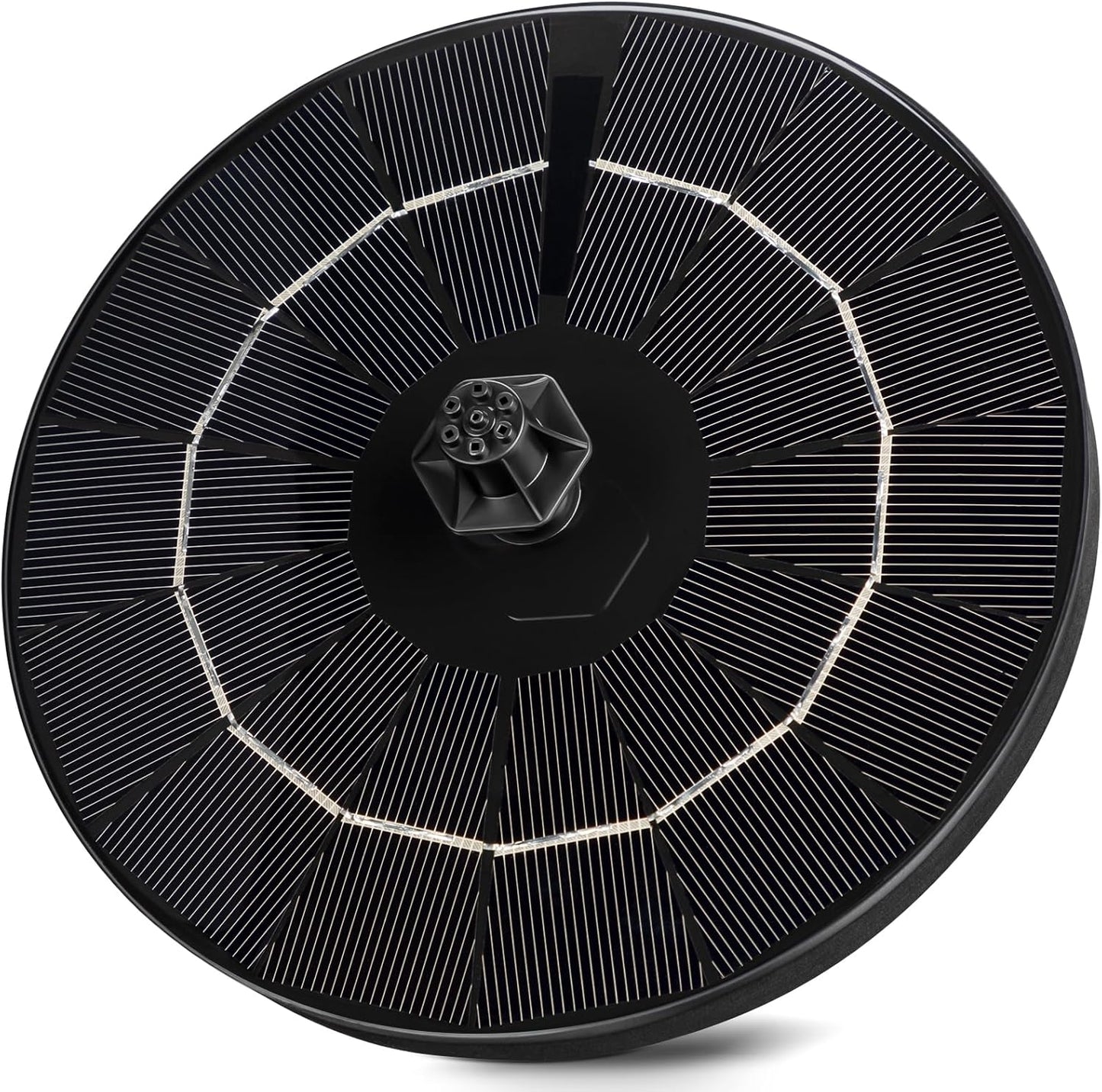 Mademax Solar Fountain - Upgraded Pump with 4 Nozzles for Bird Baths, Gardens, Ponds & Pools