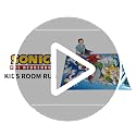 Franco Kids Room Non Slip Area Rug, 69 in x 52 in, Sonic The Hedgehog