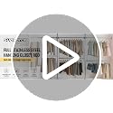 Stainless Steel Hanging Closet Rod with Side Hooks - Adjustable 29 Inch, 2 Pack