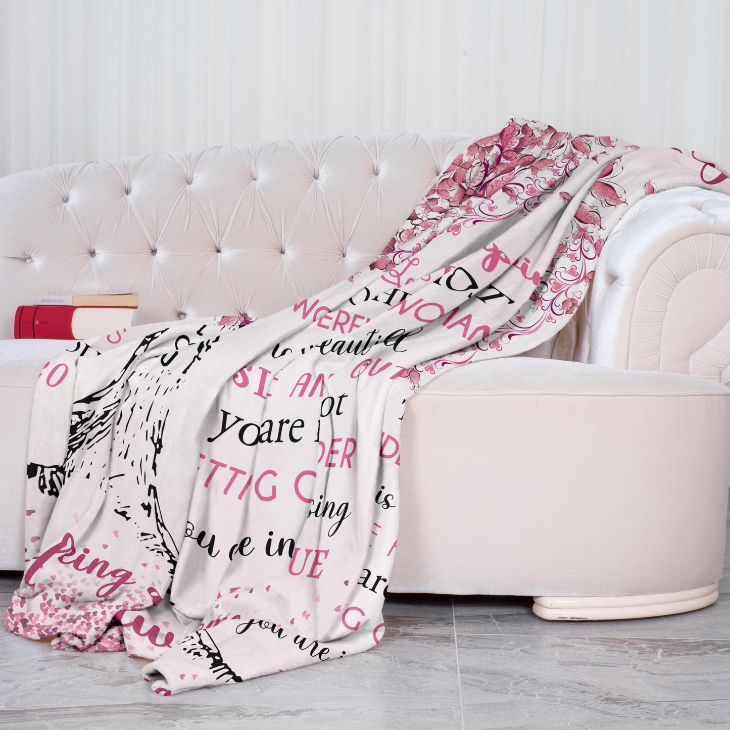 XALAZY 100th Birthday Gifts for Women Blanket 60”X50”, 100th Birthday Decorations, Gifts for 100 Year Old Woman, 100th Birthday Gift Ideas, 1925 Gifts for 100th Birthday Women, 100th Birthday Blanket