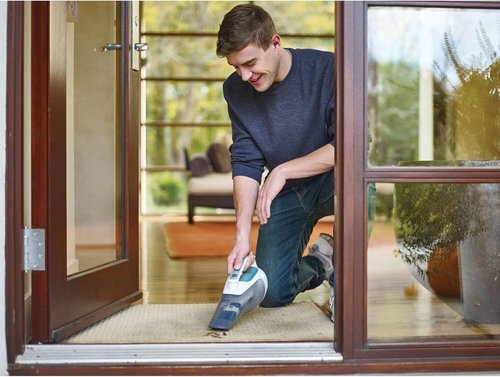BLACK+DECKER Cordless Handheld Vacuum - Powerful Suction, Portable for Car & Home, Rechargeable, Wide Mouth