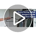Gray Velvet Slim Hangers 100 Pack for Shirts Pants Dresses & Suits - Space Saving