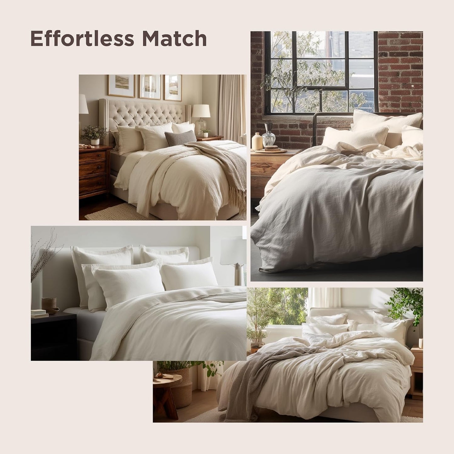 Bedsure Winery Pink Duvet Cover Set - King Size 3-Piece Extra Soft Prewashed Cotton-Like Polyester, 104x90 Inches with Zipper Closure & 2 Pillow Shams
