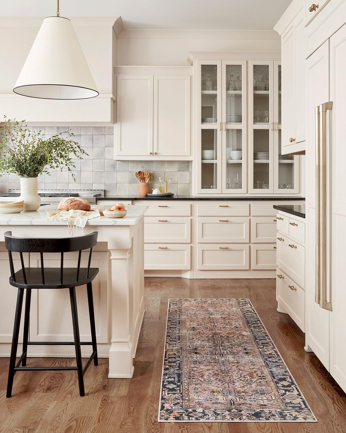 Loloi Chris Loves Julia Jules Collection JUL-02 Terracotta/Multi 2'-3'' x 3'-9'', .13" Pile Height, Accent Rug