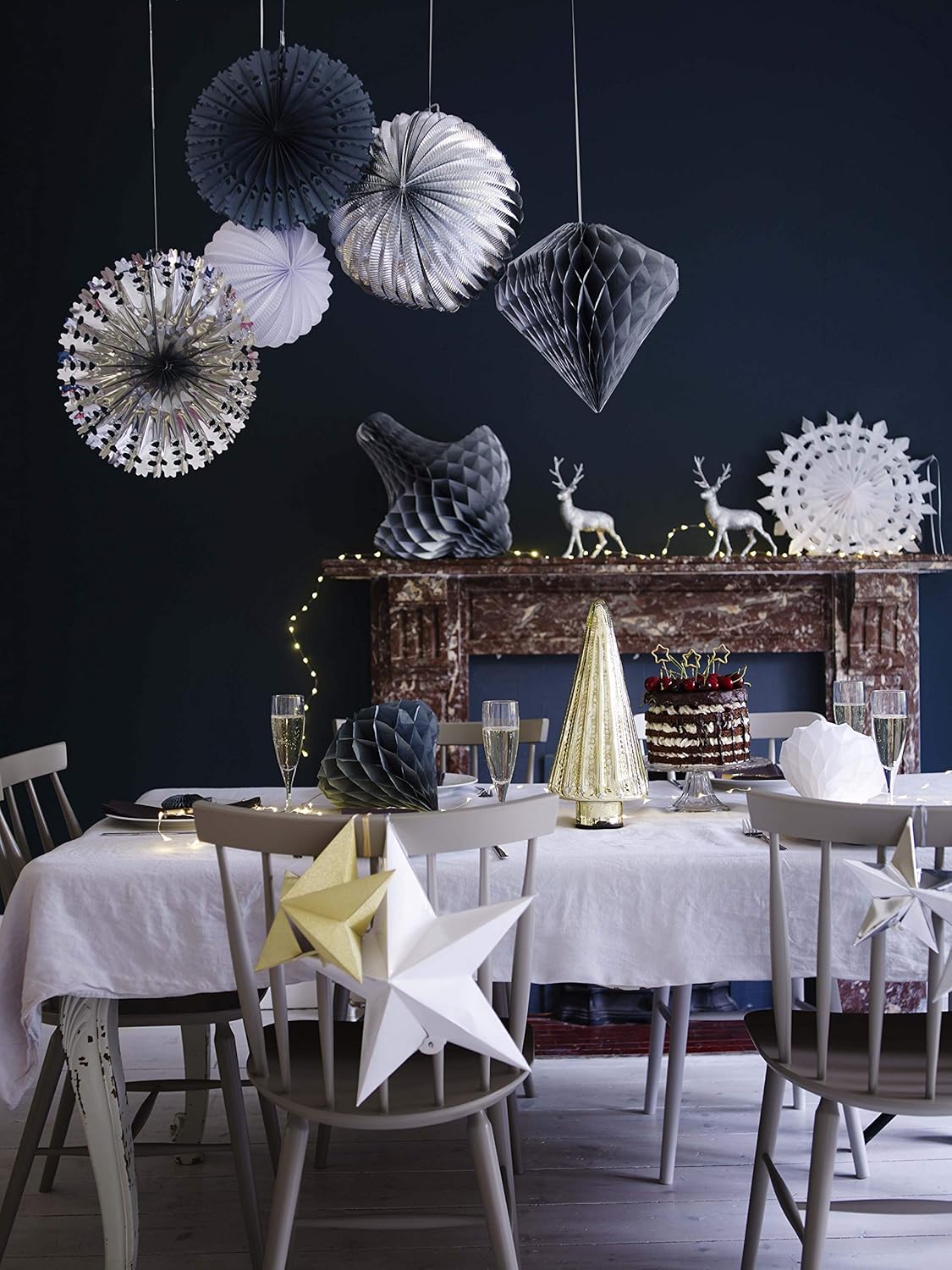 Gold Party Decorations Set - Elegant Gold Paper Plates for Weddings, Showers & Birthdays