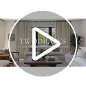 TWODRAPES 90 Inch Blackout Linen Curtains - Natural, 2 Panels, Pinch Pleat, 40"W x 90"L