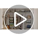 Black 5-Tier Closet Hanging Organizer with Hooks & Baskets