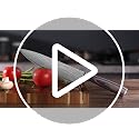 PAUDIN 8-Inch Chef Knife - High Carbon Stainless Steel Kitchen Knife with Ergonomic Handle