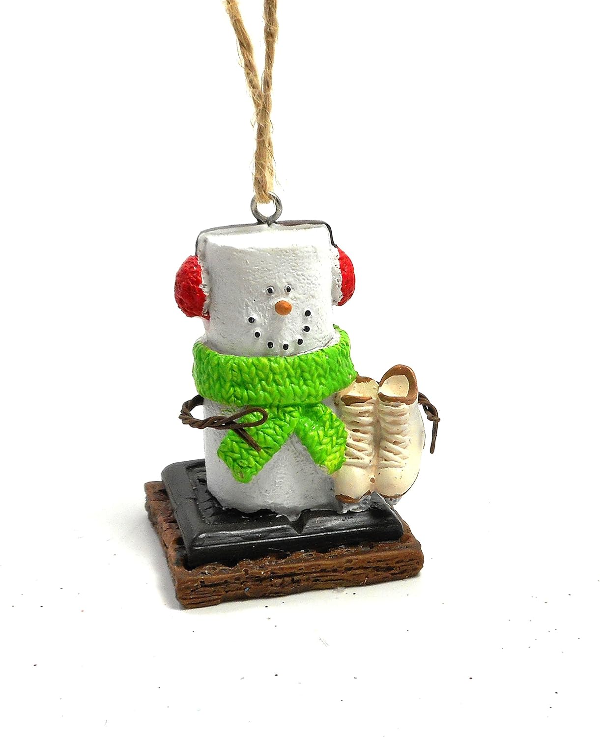 Ice Skater S'Mores Ornament - Midwest-CBK Winter Sports Holiday Decor