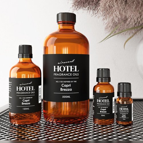AirScent Capri Brezza Diffuser Oil No. 1100 - Volcano-Inspired Premium Fragrance for Ultrasonic Diffusers | 10 mL Glass Bottle with Dropper