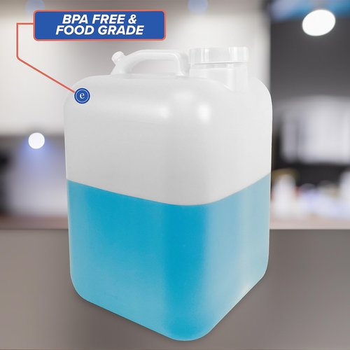 ePackage Supply Premium 5-Gallon Hedpak: Durable HDPE, BPA-Free Plastic, Reusable Liquid Storage Solution for Water and More (4 Count)