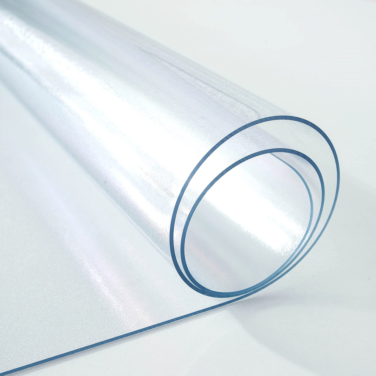 LovePads Frosted Table Cover Protector 42 x 86 Inch, 1.5mm Thick Plastic Table Cover, Table Protector for Dining Room Table, Waterproof Vinyl Tablecloth Table Pad Mat for Kitchen, Writing Desk