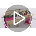 FANPROMS 10 Pack Pink Cheesecloth Table Runners 35x120 Inch Boho Wedding Decor