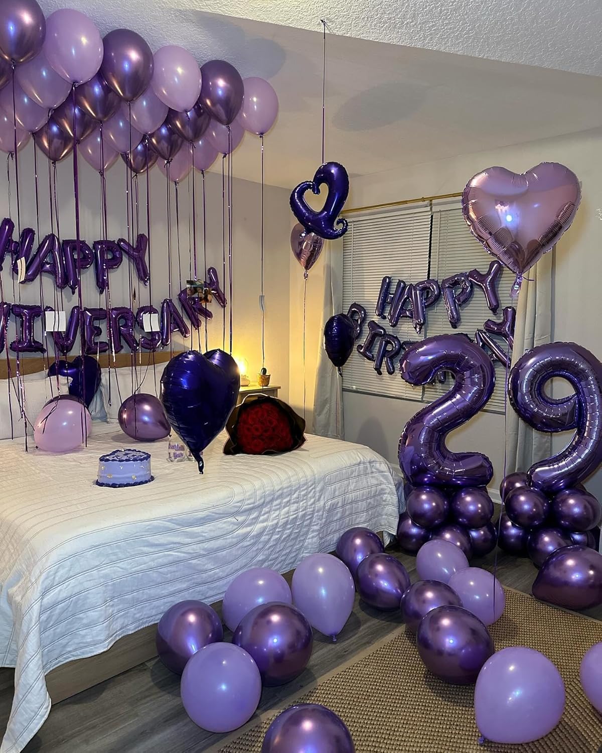 Purple Number 30 Balloon - 40 Inch 30th Birthday Decoration for Girls & Boys Party Supplies